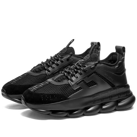 versace chain reaction sneaker|versace chain reaction nere.